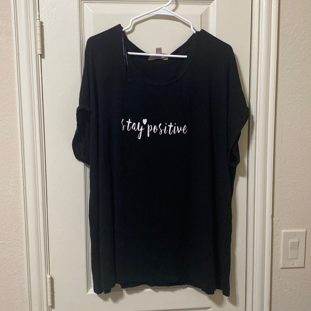 Super comfy black top